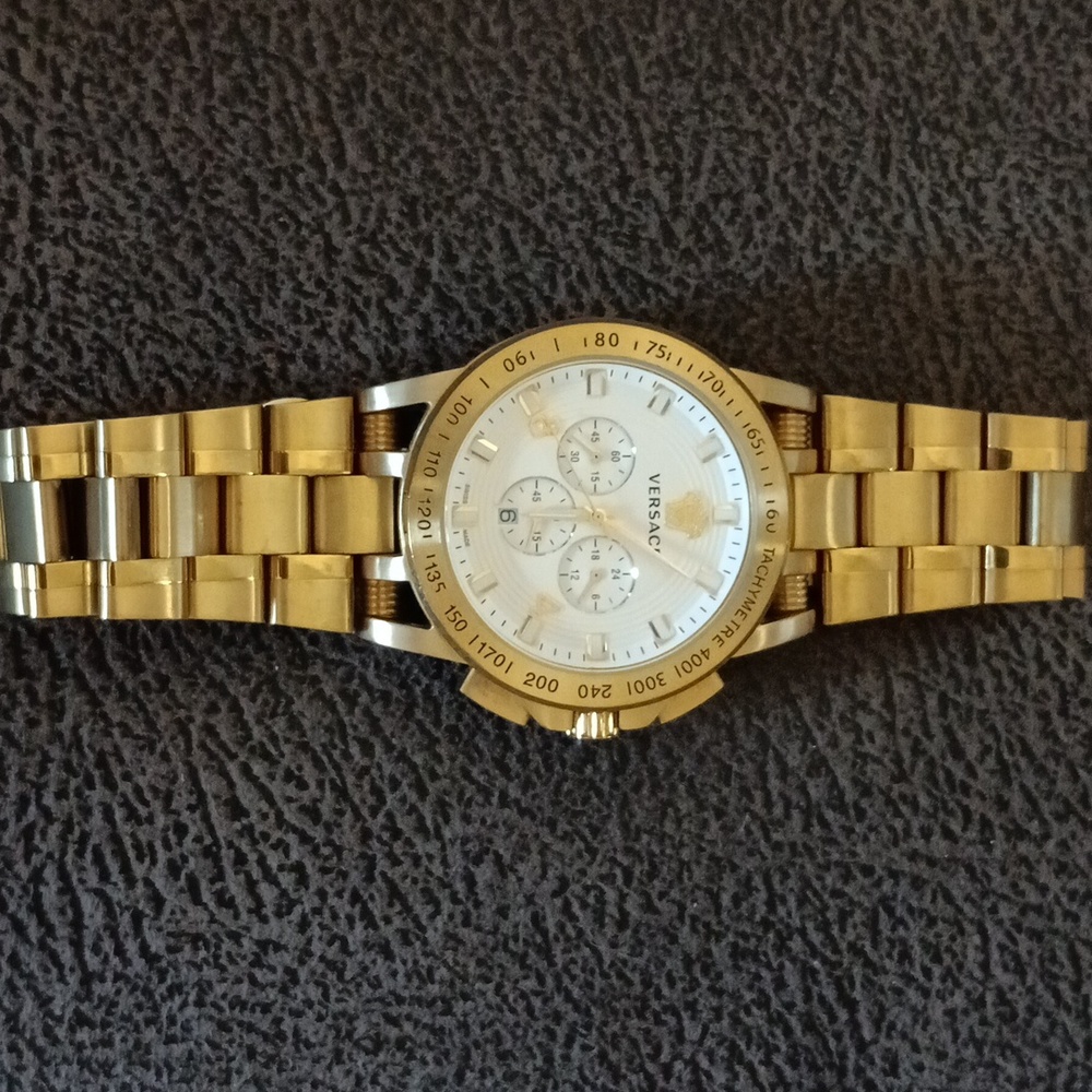 Special edition Gold Versace watch